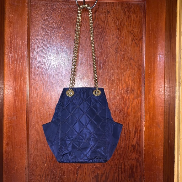 Joan & David Bags Joan David Navy Blue Bucket Bag Italy Poshmark